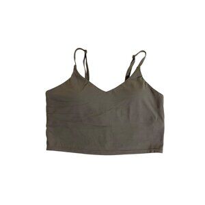 Athleta Women's Brown Pullover Athletic Sports Bra Tank Top - Medium